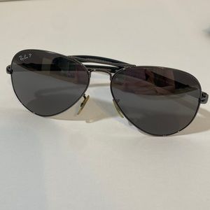 Ray Ban Sunglasses - Aviator Style Ray-ban - Carbon Fiber - Rb8307 MENS
